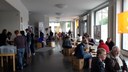 Offenes Café im Foyer der Fakultät
