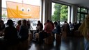 Offenes Café im Foyer der Fakultät