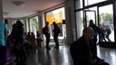 Offenes Café im Foyer der Fakultät