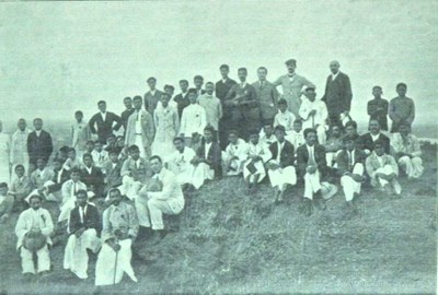 Participants of the Malabar Student Conference, May 1911. Der evangelische Heidenbote 1911, 80.