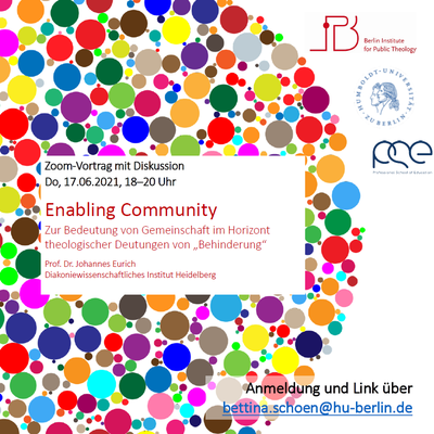 Zoom-Diskussion „Enabling Community“
